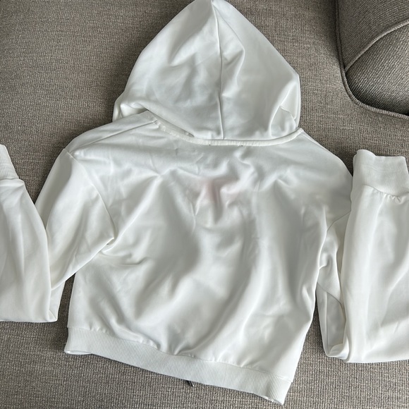 Terry Solid Twist Hoodie - Picture 4 of 4